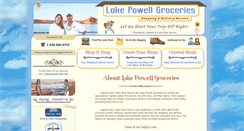 Desktop Screenshot of lakepowellgroceries.com